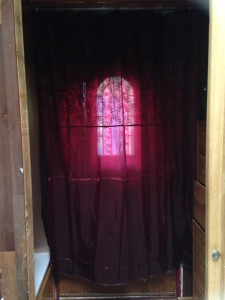 Entry Curtain Over Door