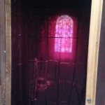 Entry Curtain Over Shower & Door