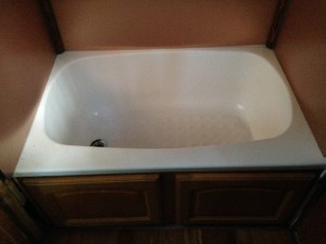 Tiny Tub & Copper Paneling