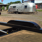 Sonja ealing the subfloor into place